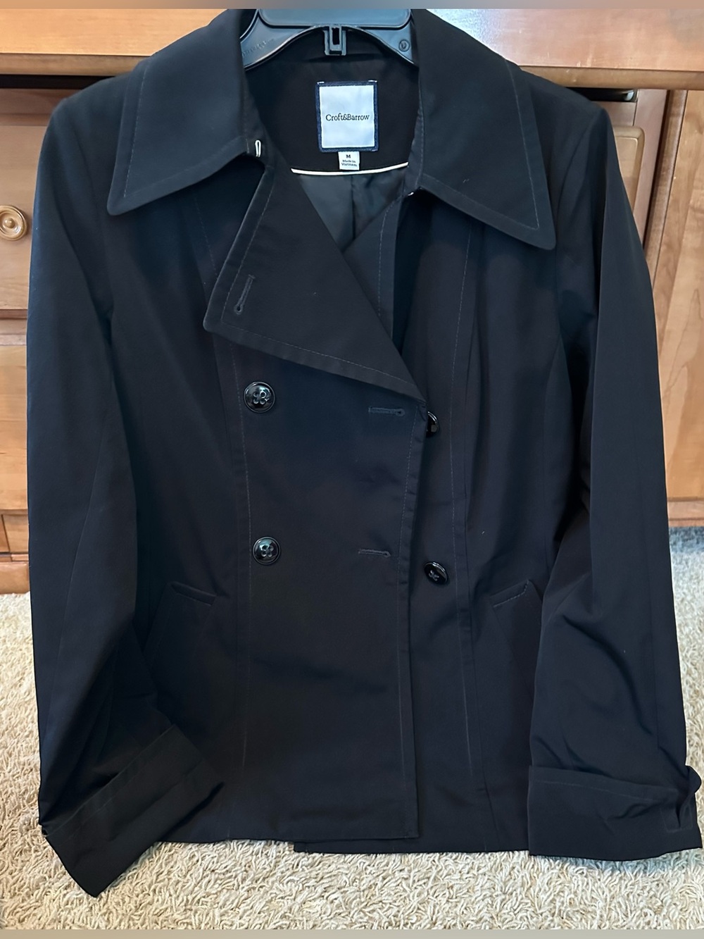 NWOT CROFT & BARROW PEA COAT